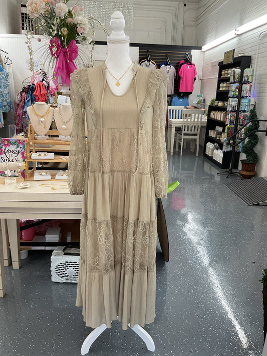 The Tan Willow dress