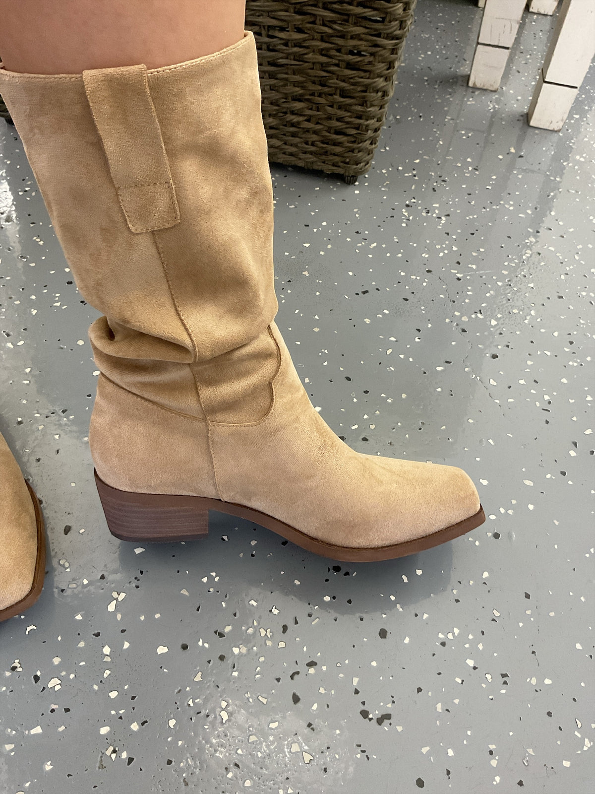 Almond Slouch Fall Boot