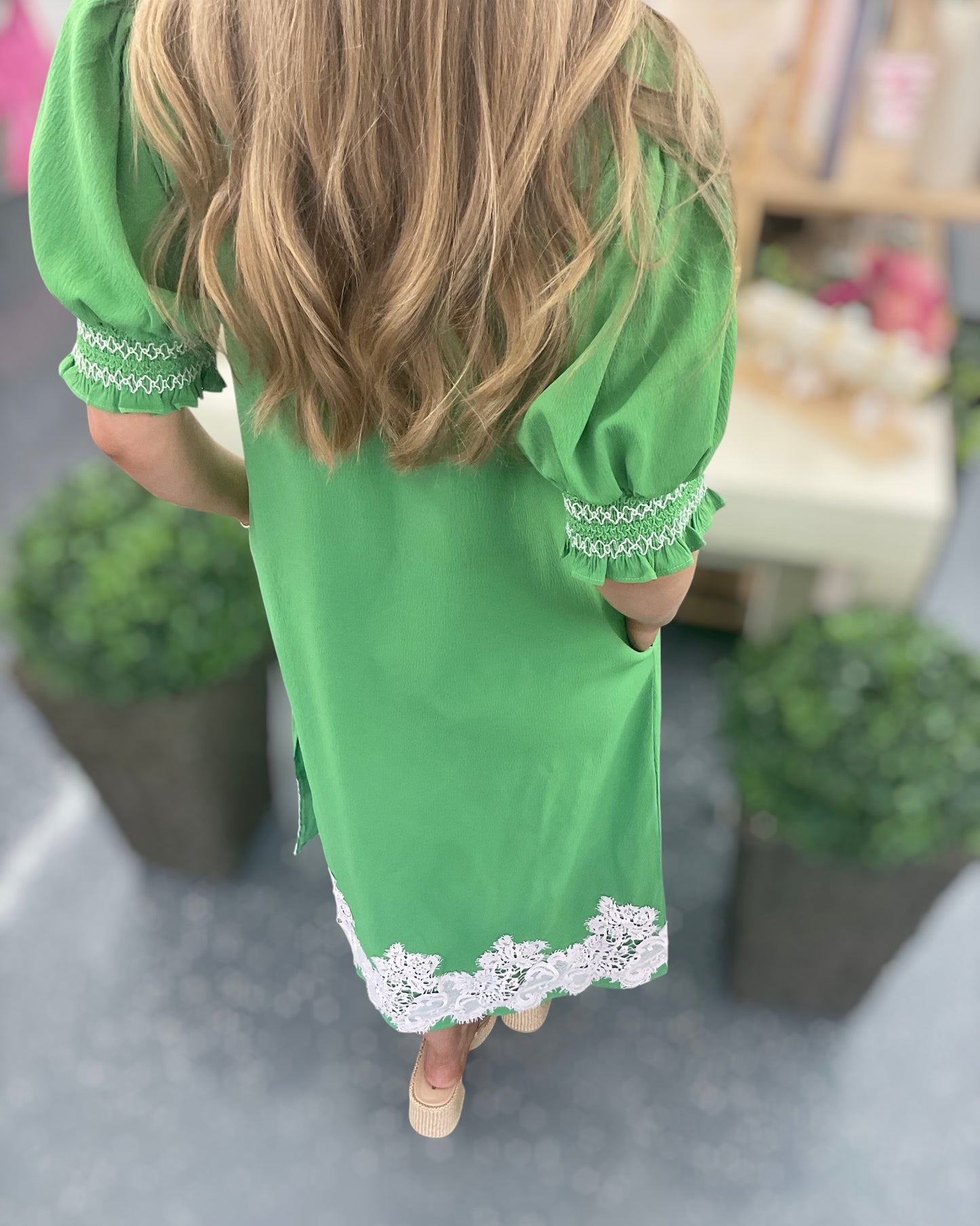 JD Emerald Grace Midi Dress