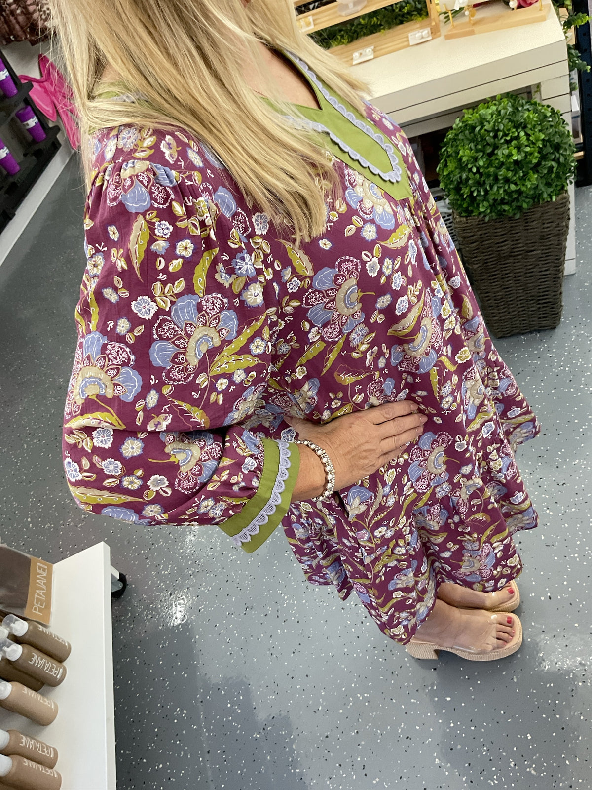 Plum Garden Dress