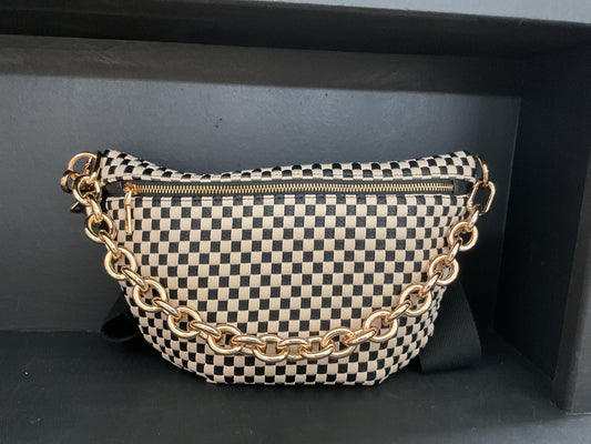 Bold Metal Chain Shoulder Strap
