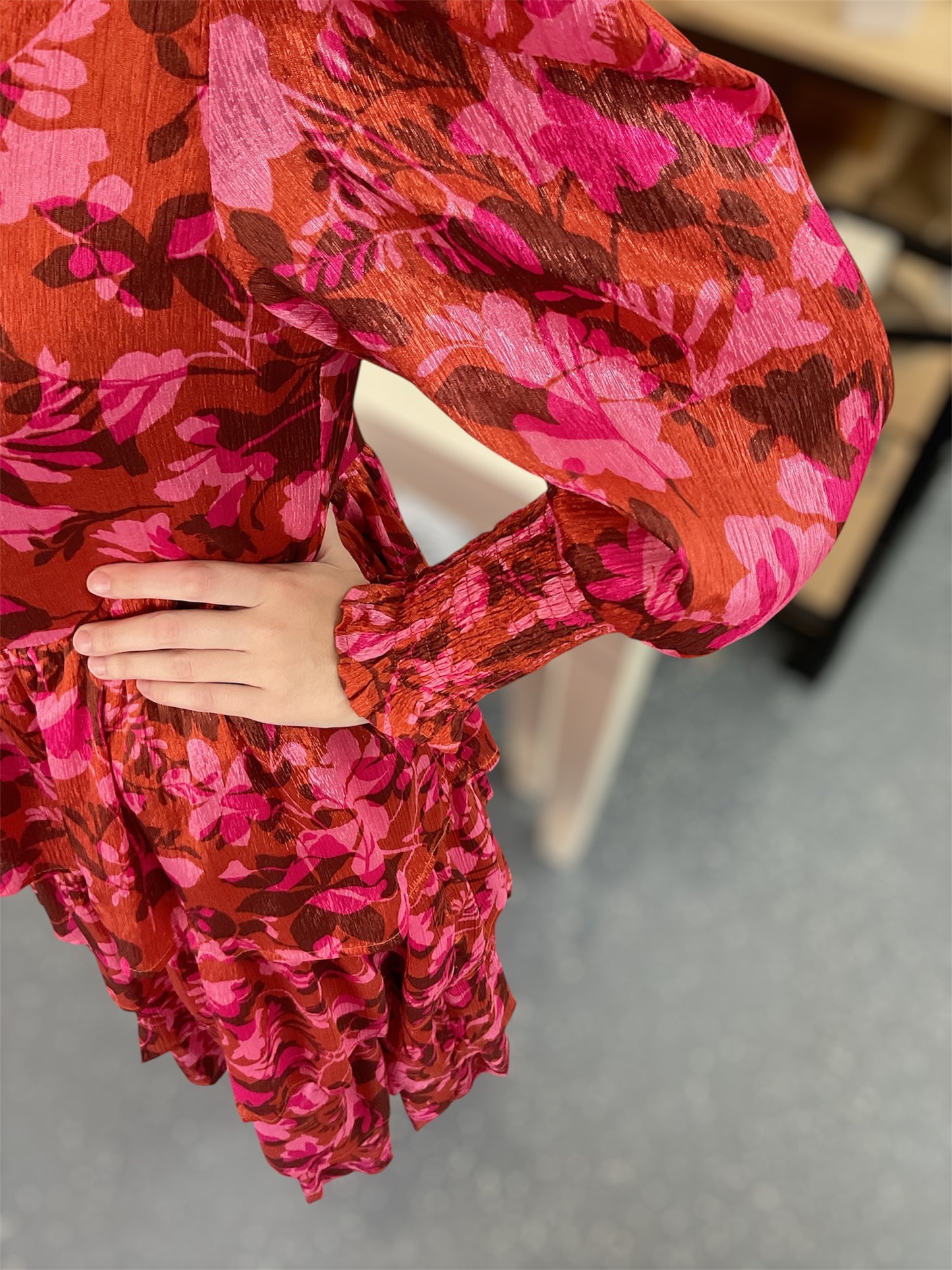 Autumn Ember Tiered Dress