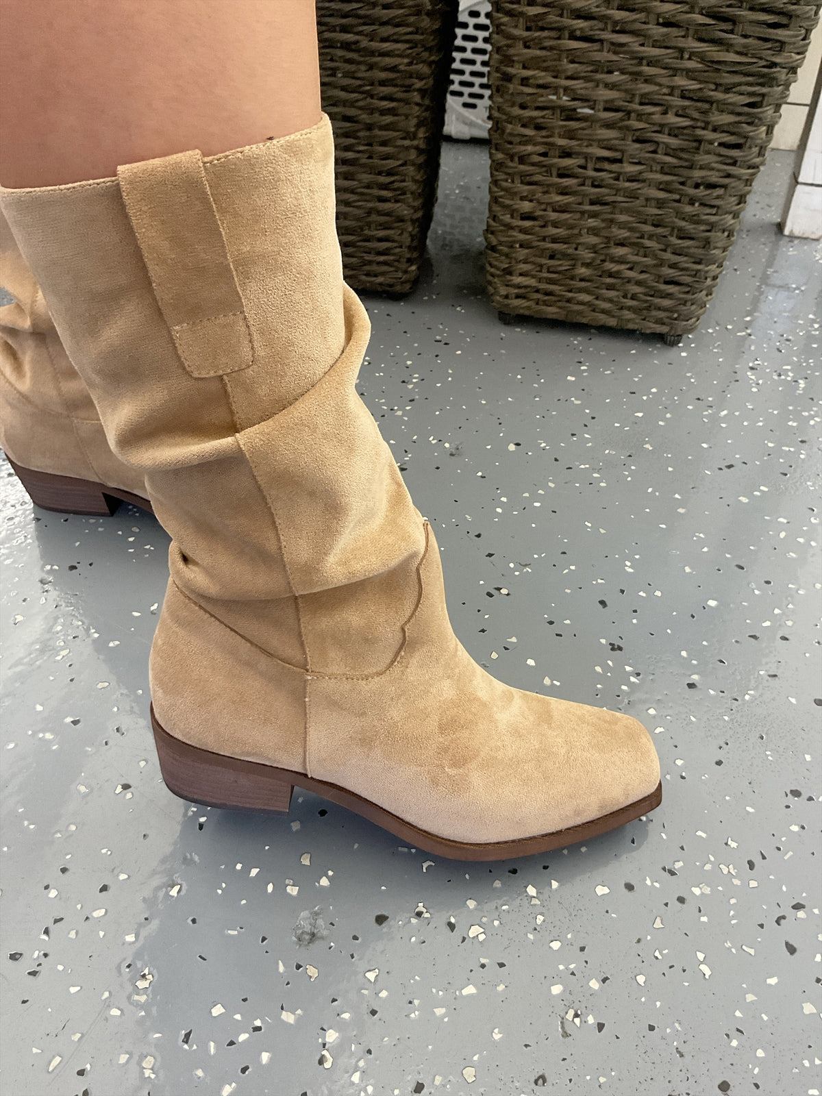 Almond Slouch Fall Boot