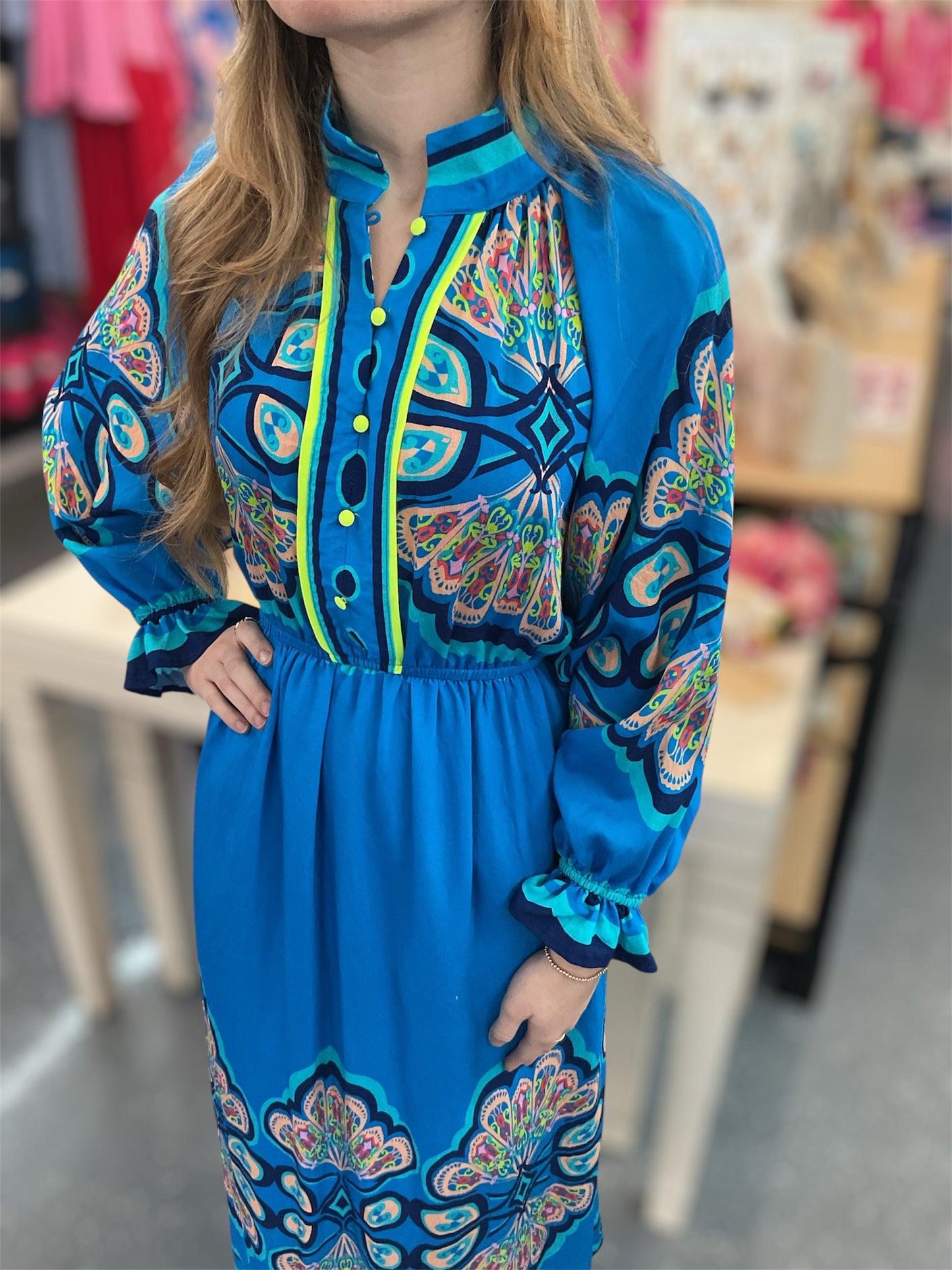 Turquoise Paradise Dress
