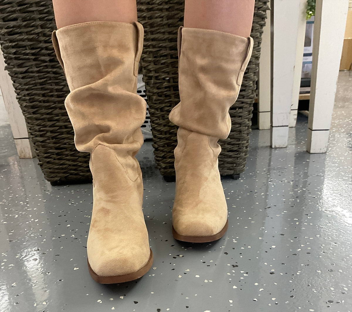 Almond Slouch Fall Boot