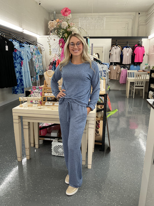 Soft Sisters Knit Navy