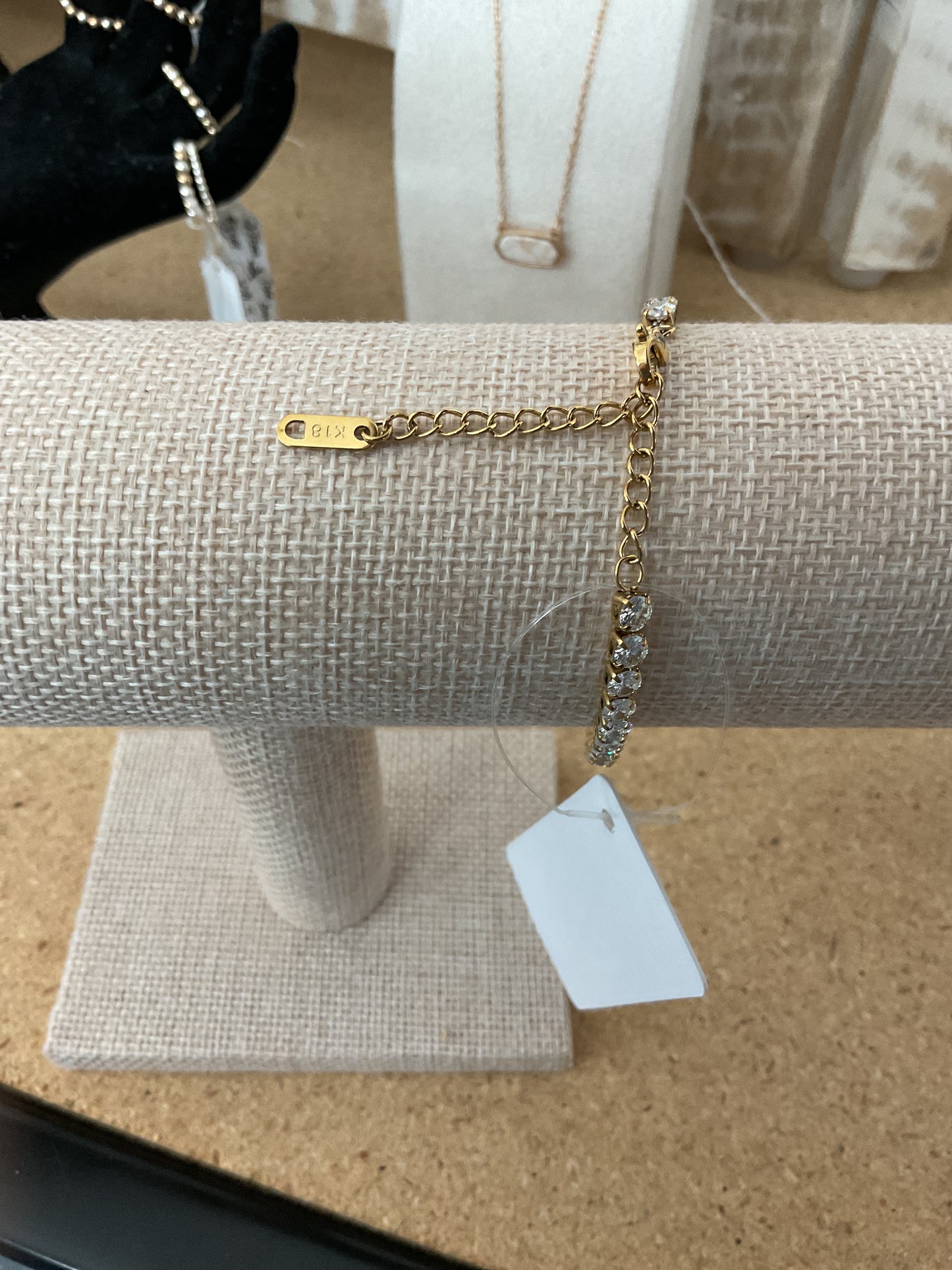 Chan Sutt Pearls Tennis Bracelet