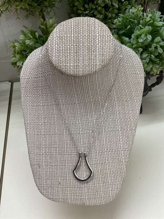 Ring Necklace Silver