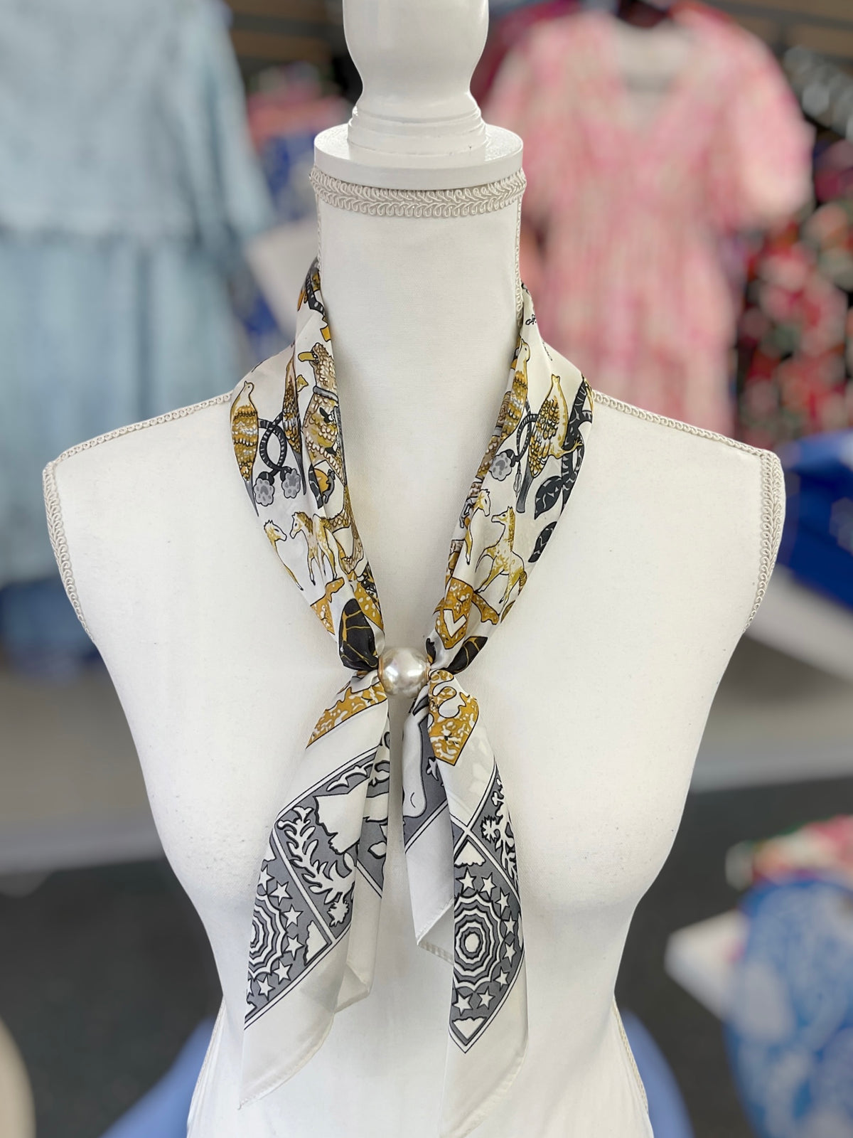 Golden Countryside Magnetic Scarf