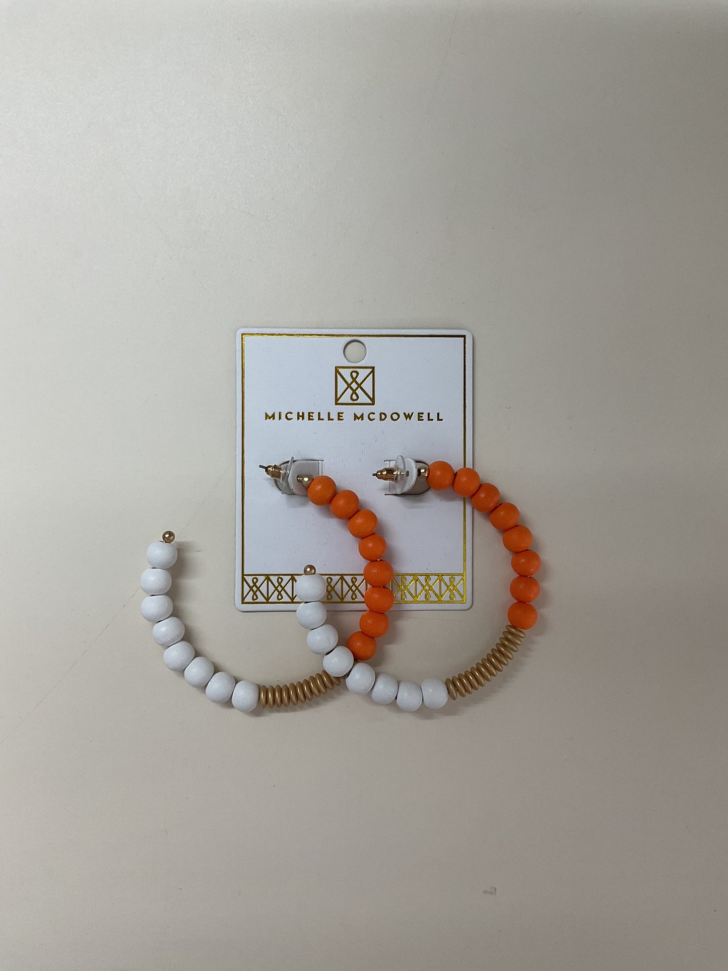 MM Large Beaded Hoop O/W