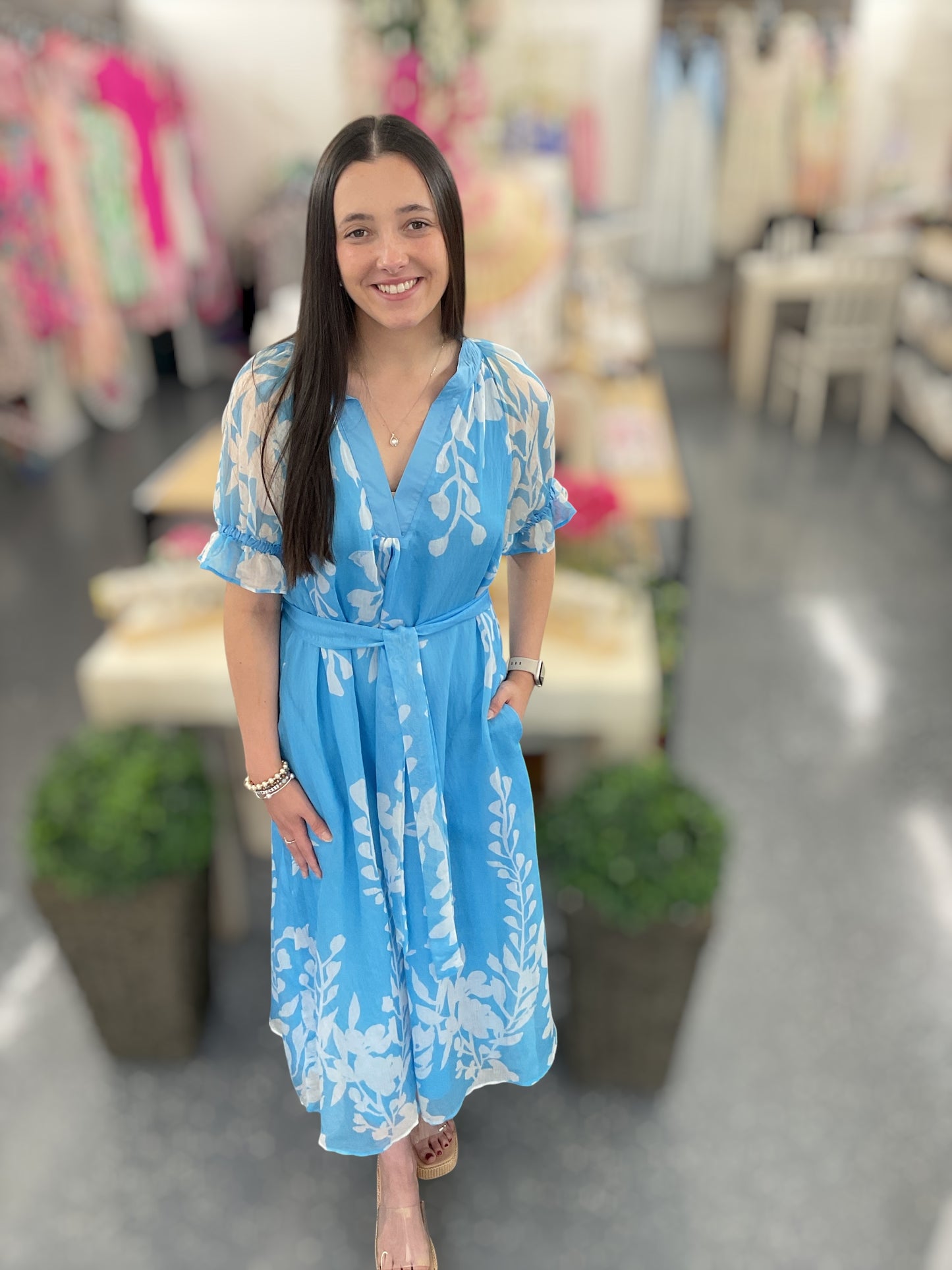 Sky Blossom Dress