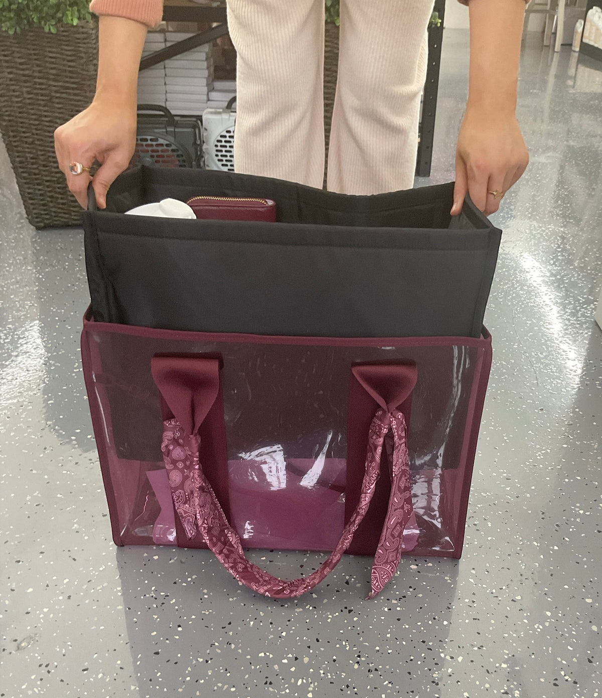 CM Black Tote Insert