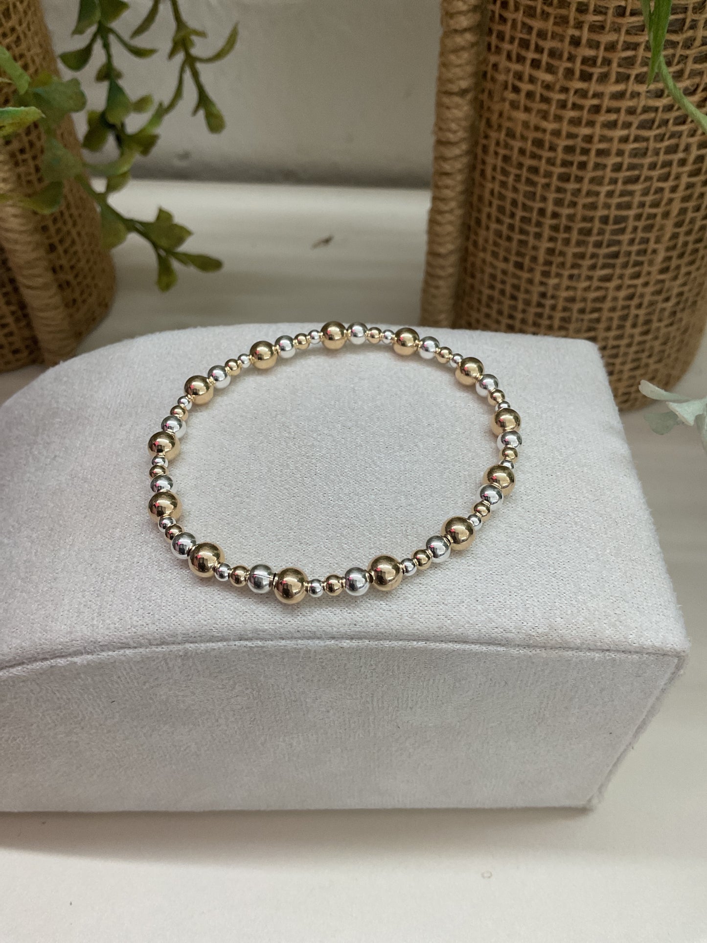 Tiff 2Tone 6.5” Bracelet