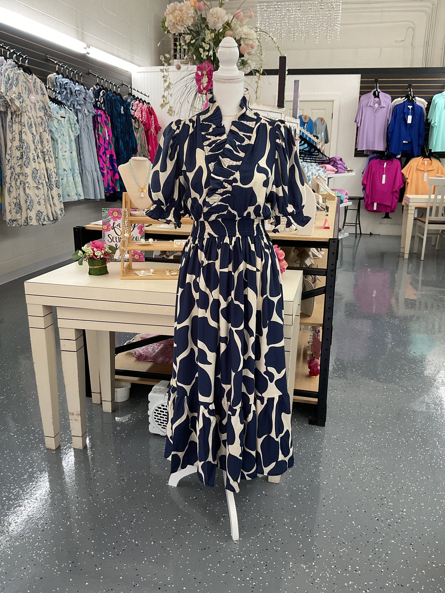 Midnight Waves Dress