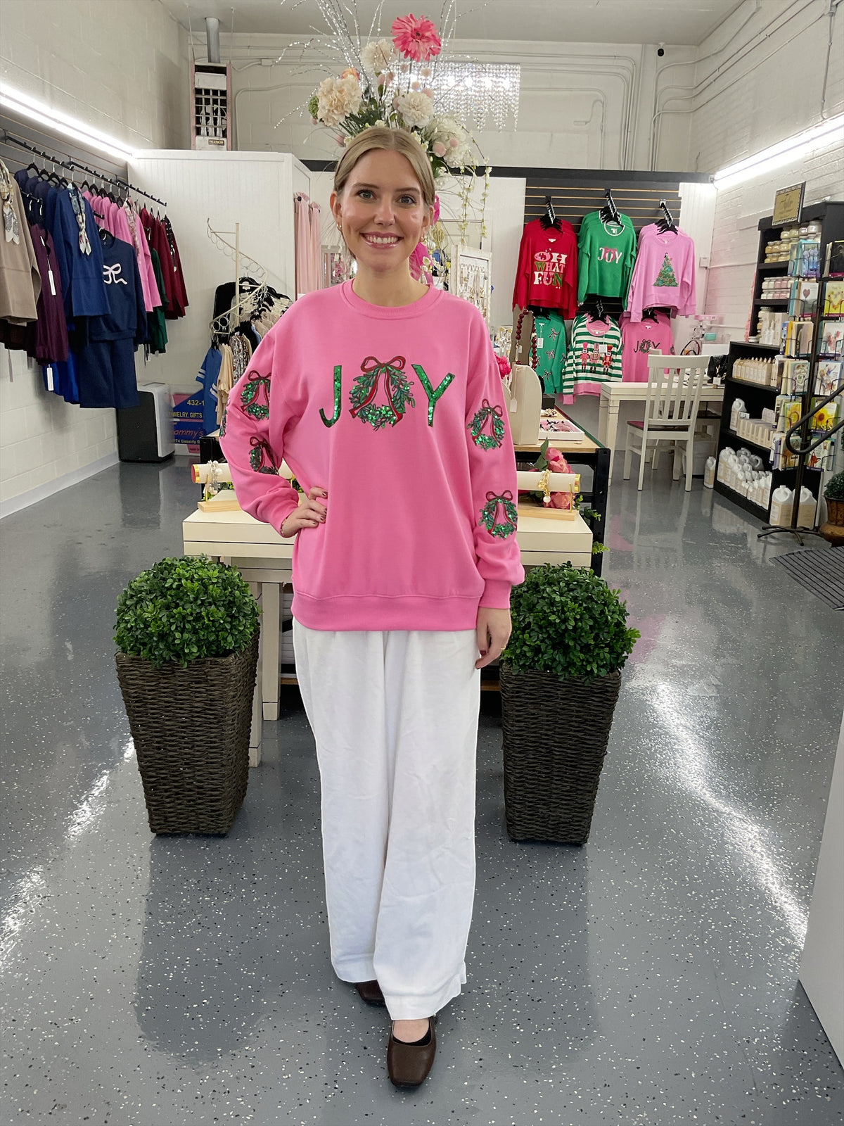 Sequin Joy Sweatshirt
