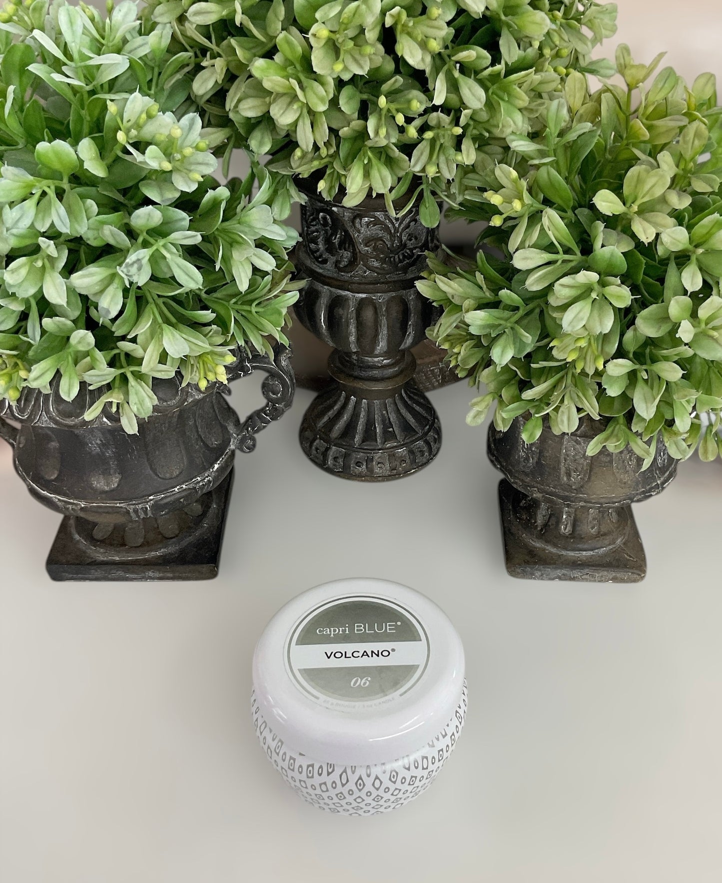 Capri Blue Volcano White Mini Tin 3oz Candle