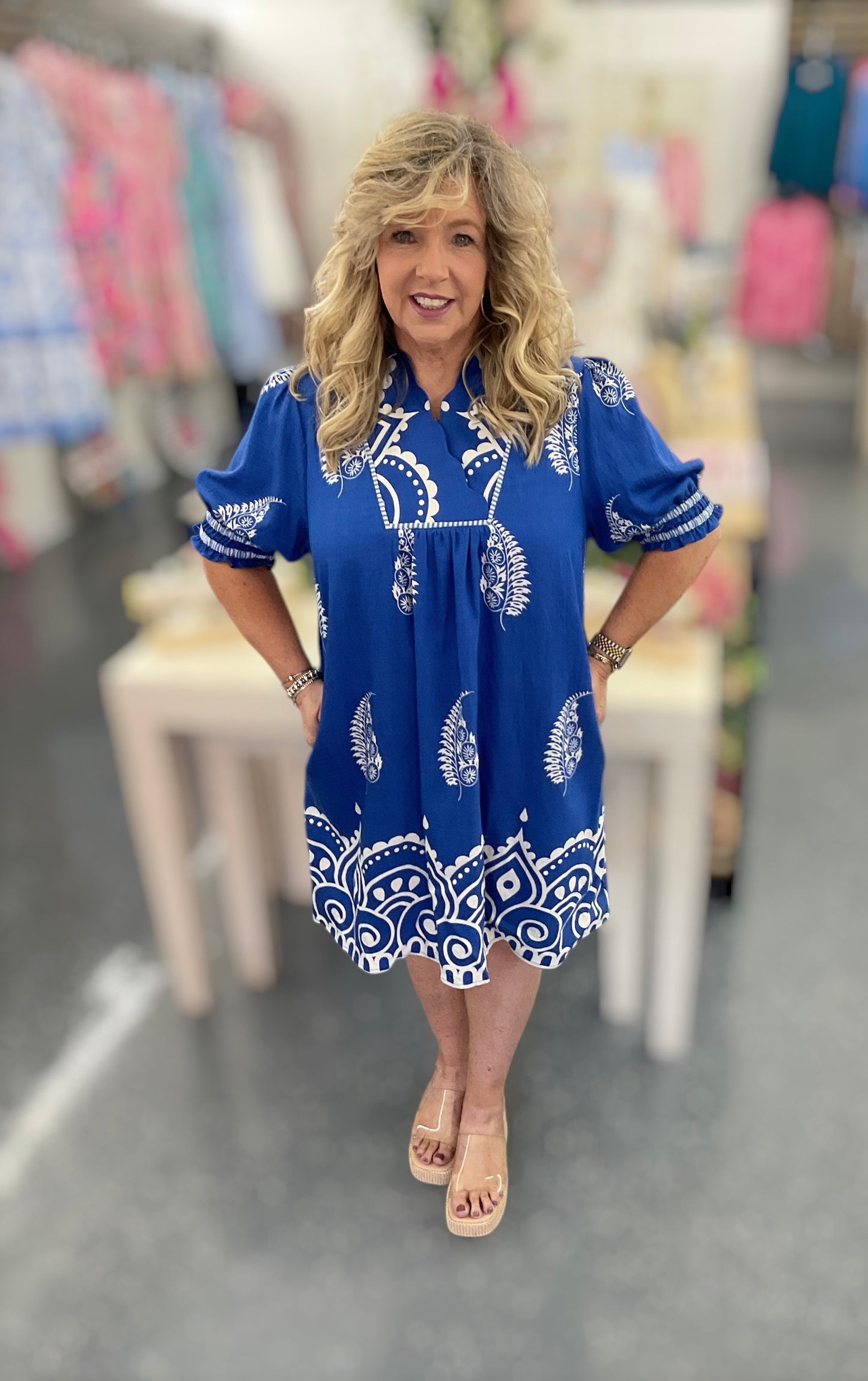 Sapphire Charm Dress
