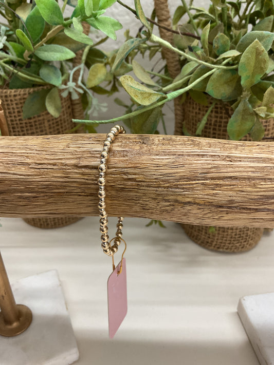 Golden Beaded Bracelet