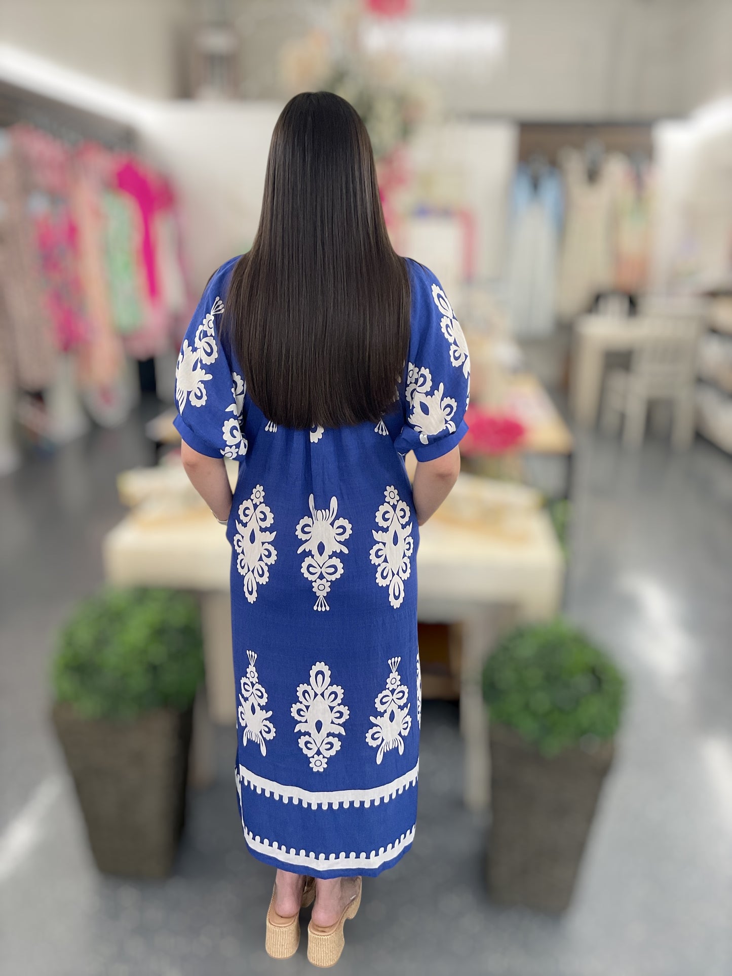 Cobalt Coast Dress