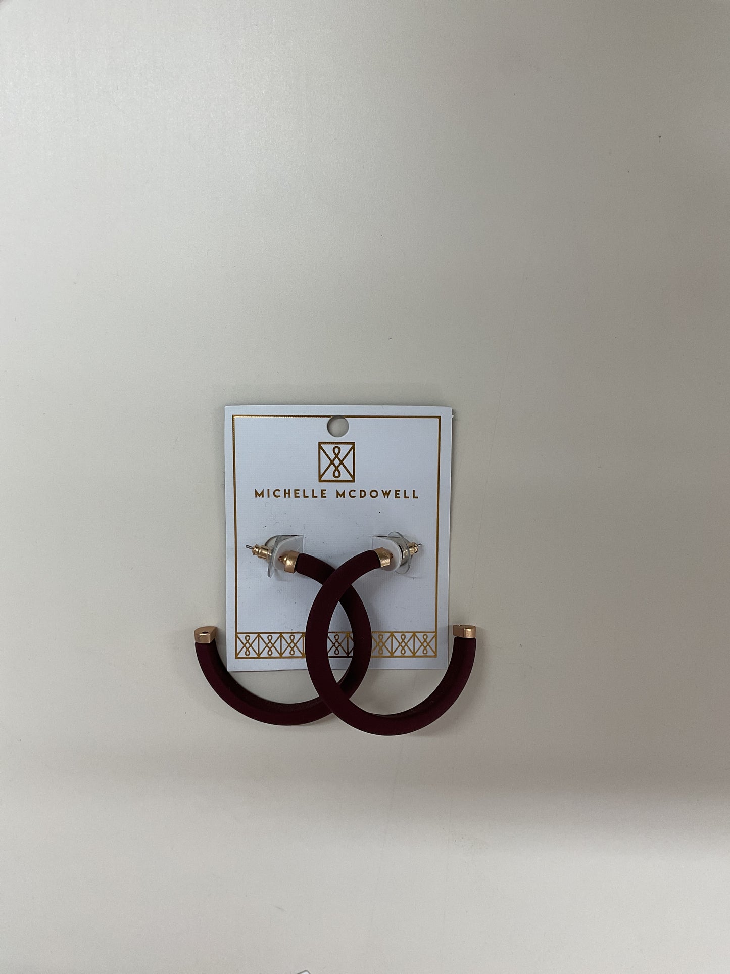 MM Medium Hoop Maroon