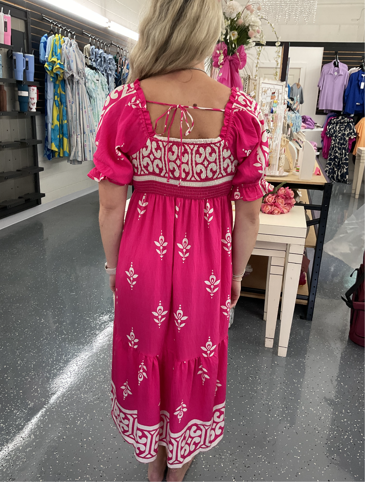 Pink Sangria Dress