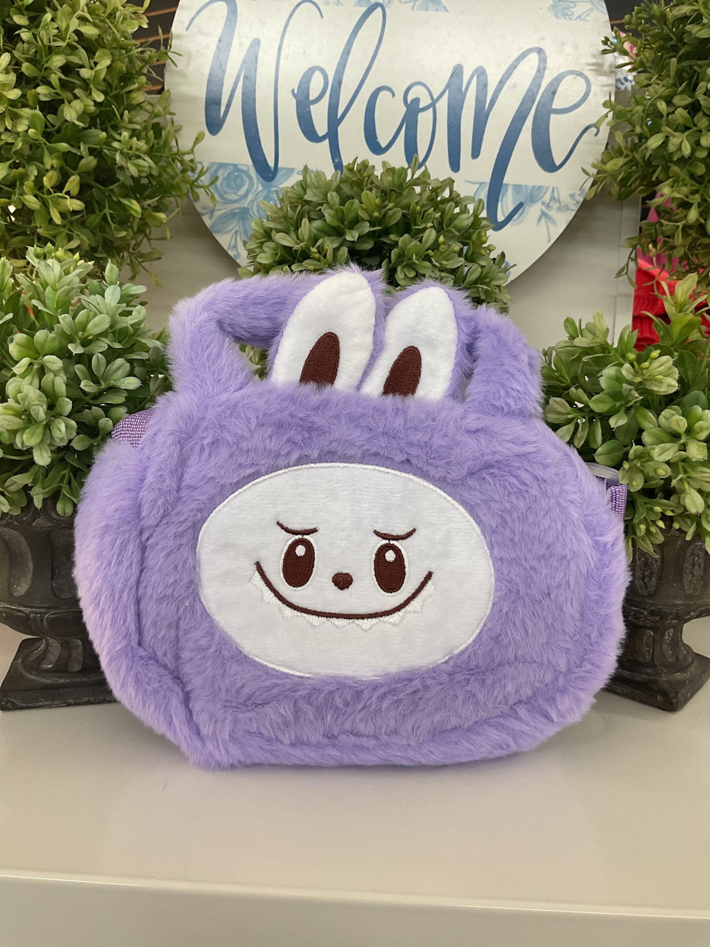 Monster Mini Crossbody Lavender Bag