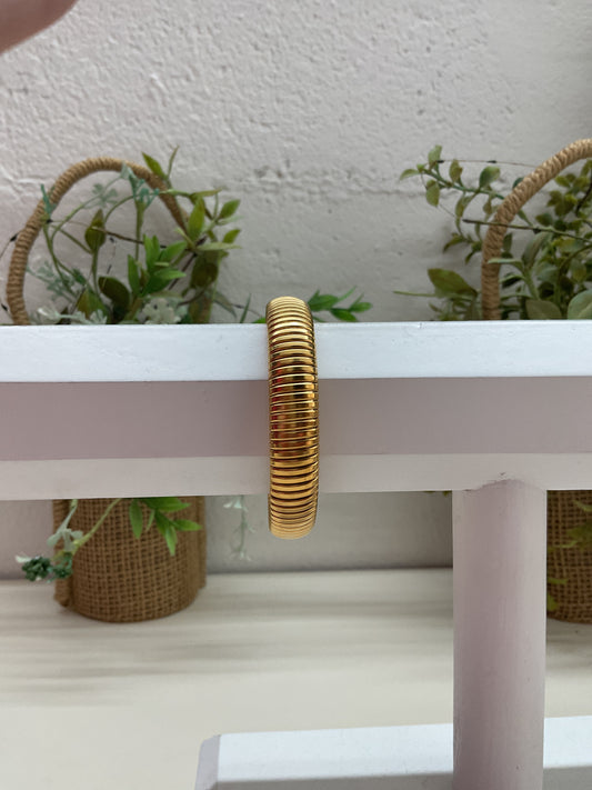 Medium Gold Coil Bracelet