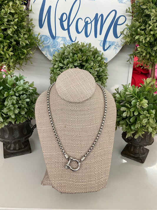 Horseshoe Toggle Necklace