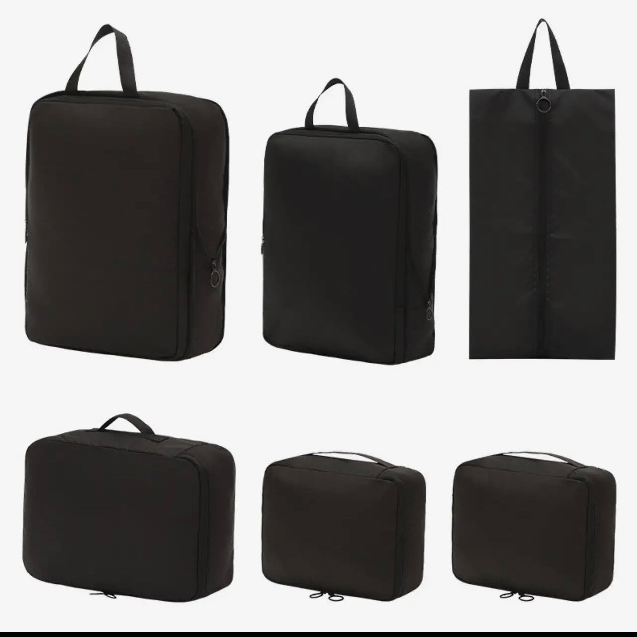 6 piece Compression Packing Cube Set