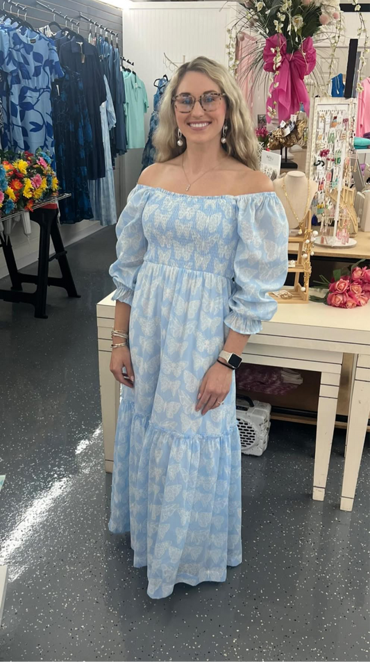 Butterfly Breeze Maxi Dress