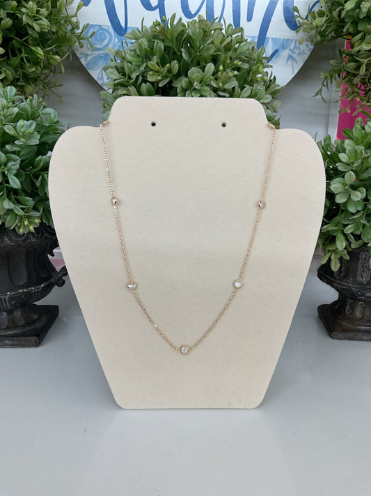 18 in CZ By The Yard Necklace