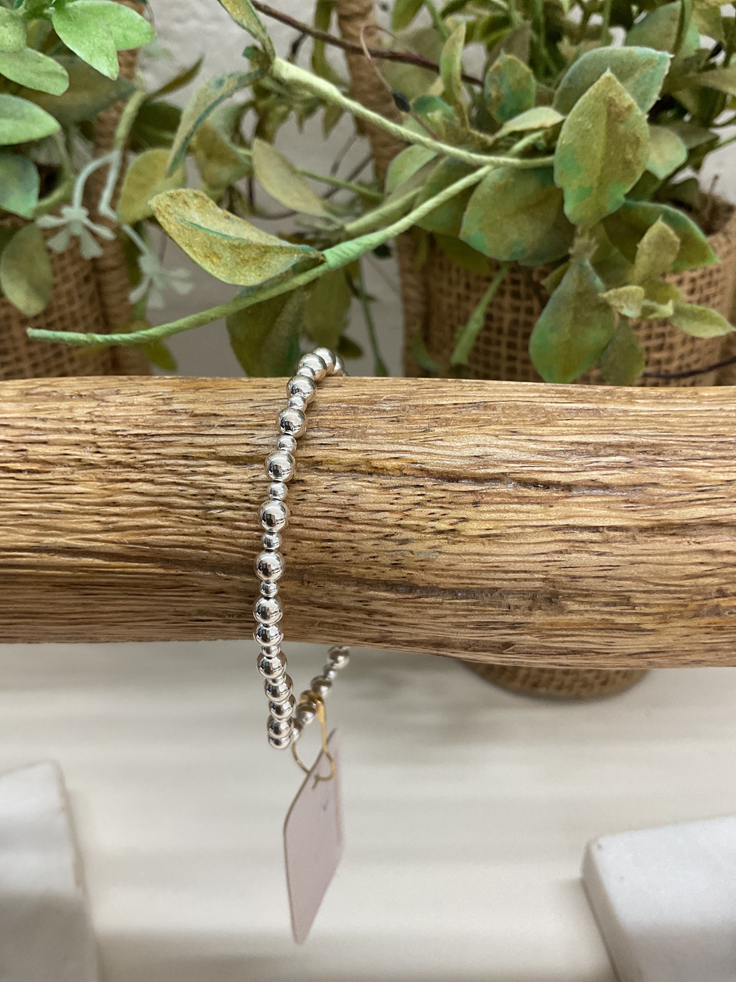 Silver Mix Bead Bracelet