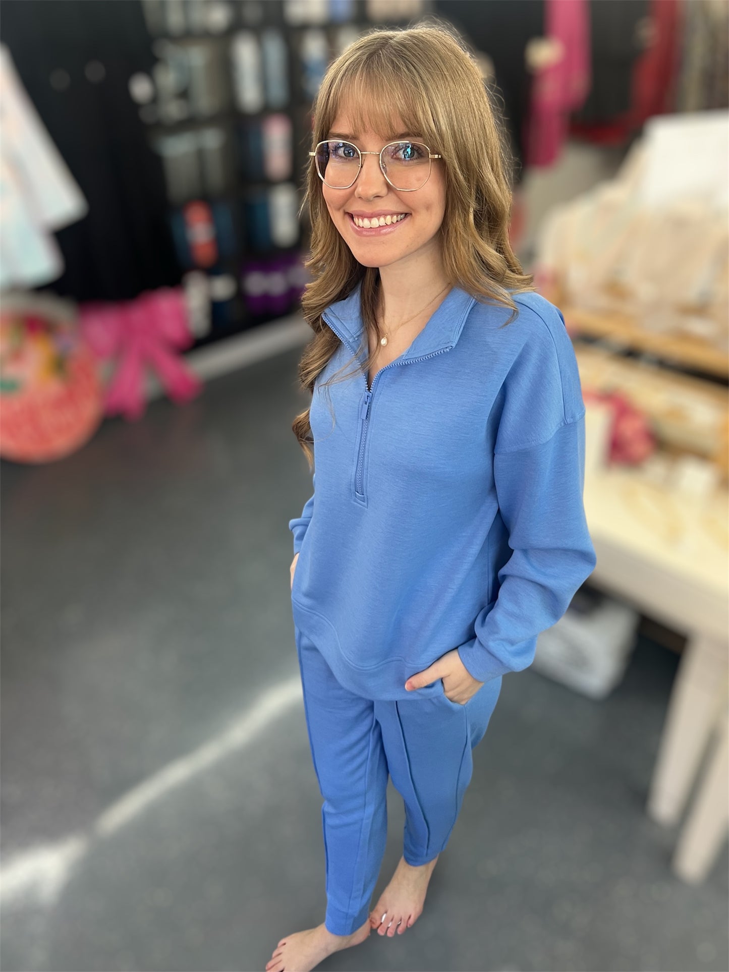 Blue Haven Quarter-Zip Set