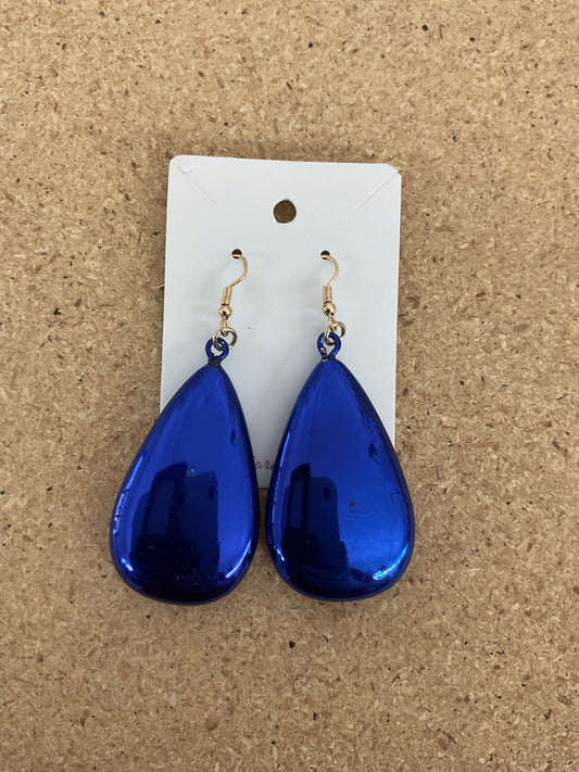 Royal Blue Teardrop Earrings