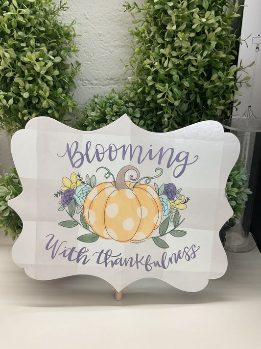 Thankfulness Topper