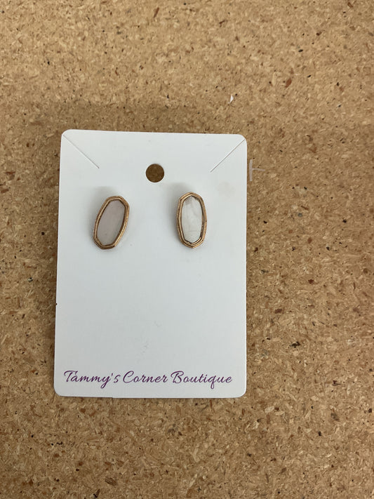 Opal Stud Earrings
