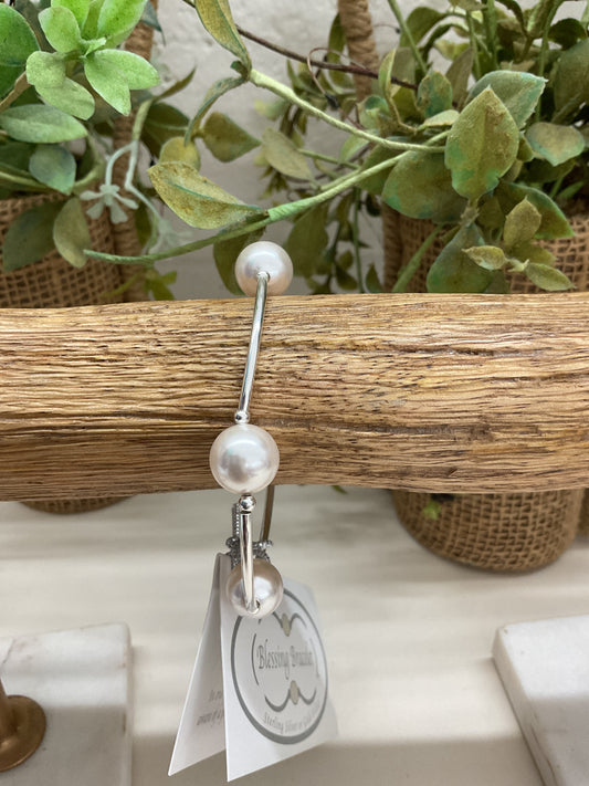 Large Pearl Ball Blessing Bracelet