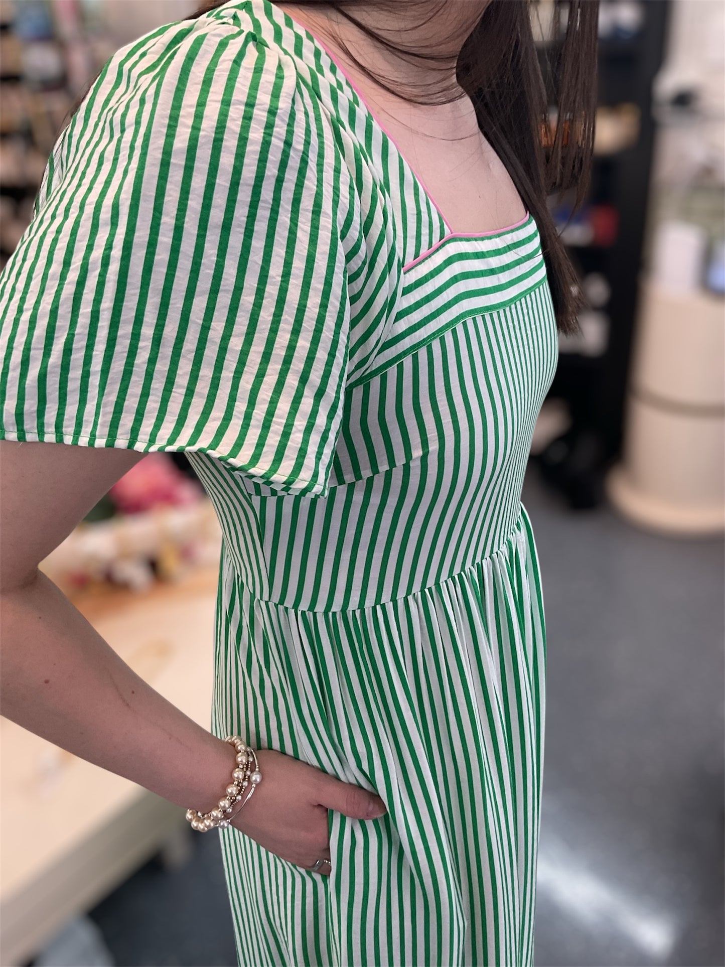 Sweet Magnolia Stripe Dress