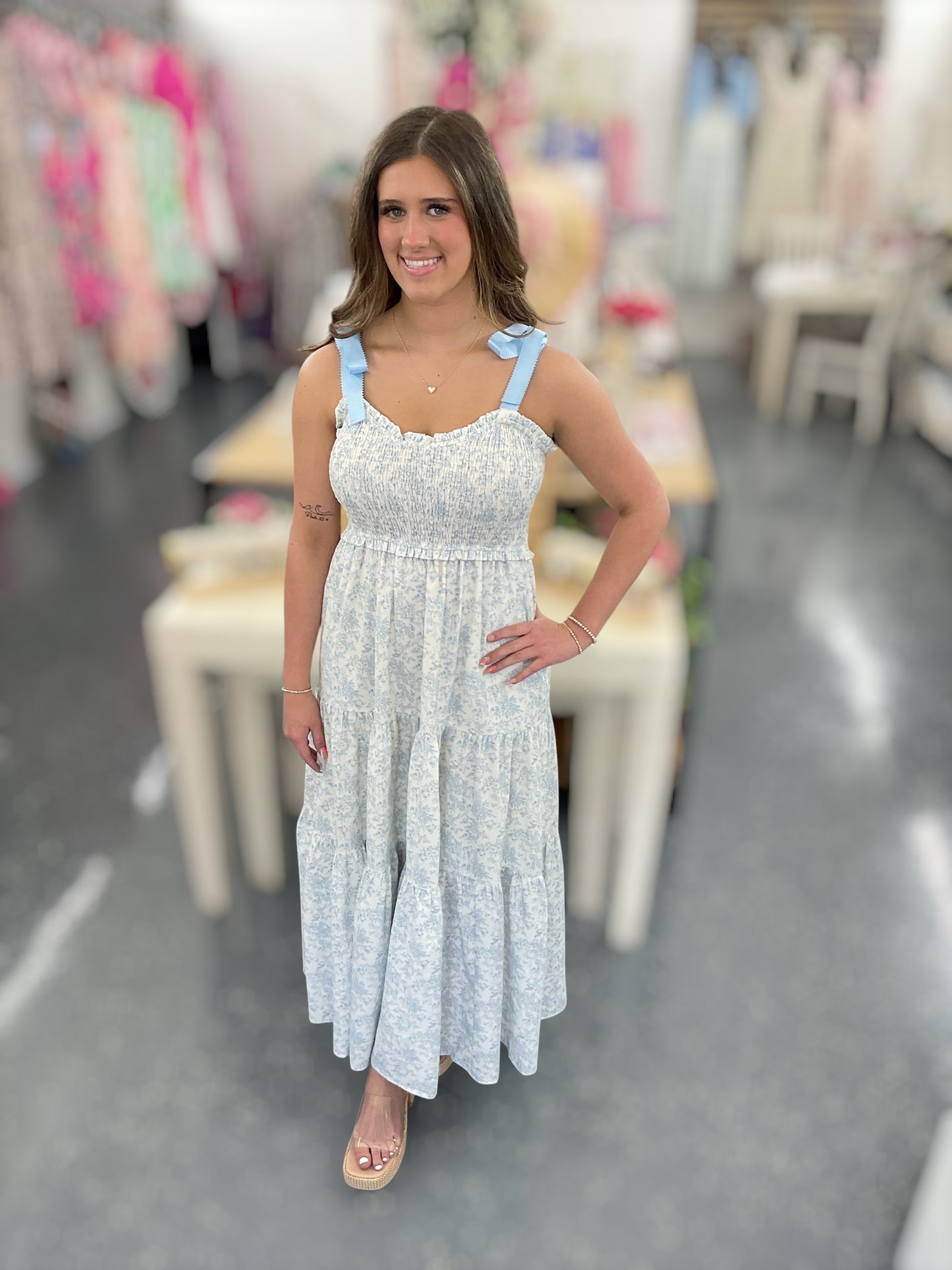 Sky Blossom Dress