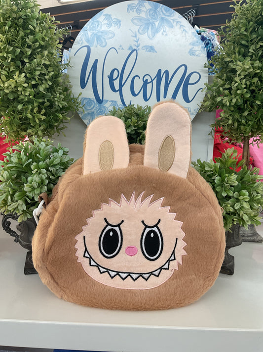 Monster Crossbody Beige Bag