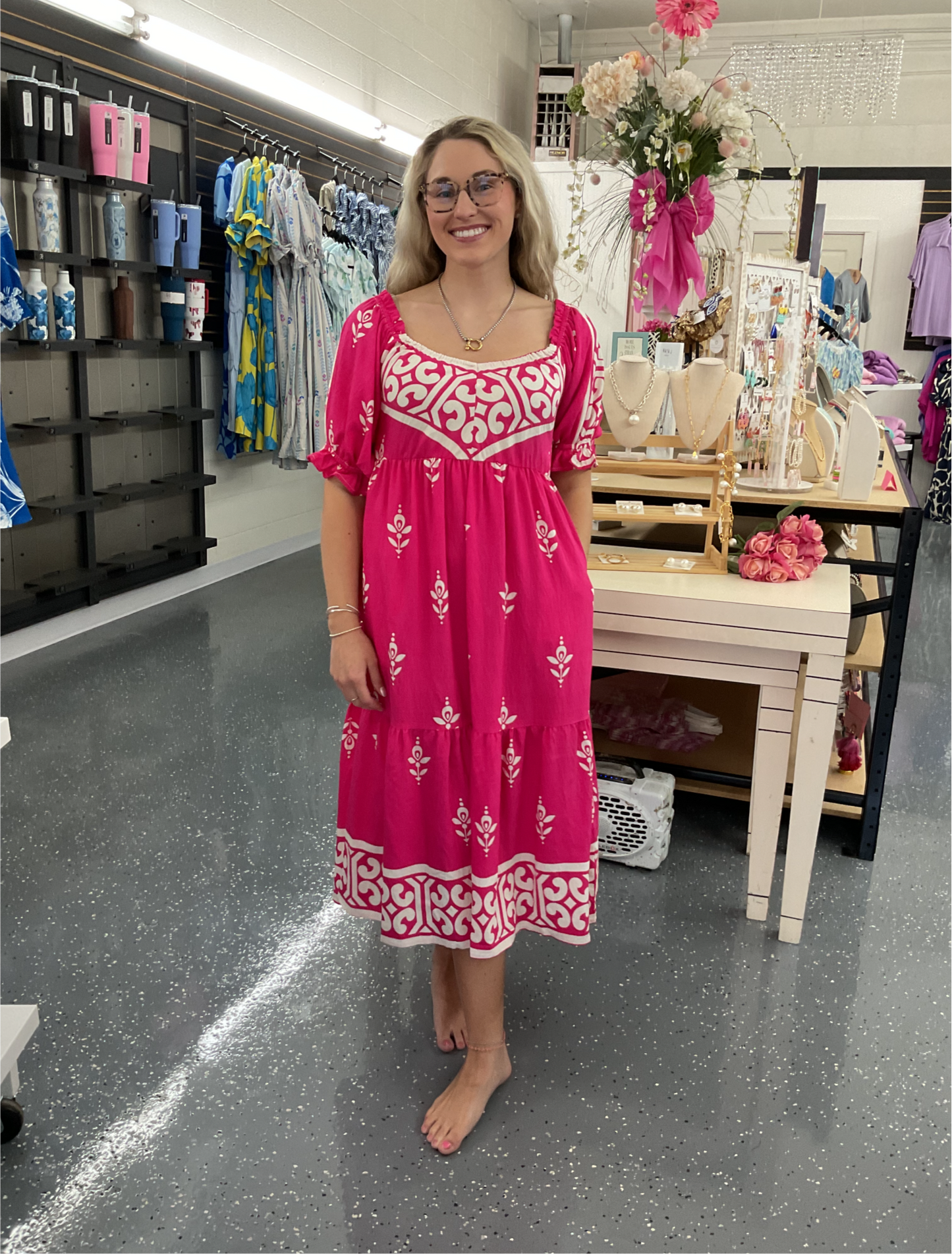 Pink Sangria Dress