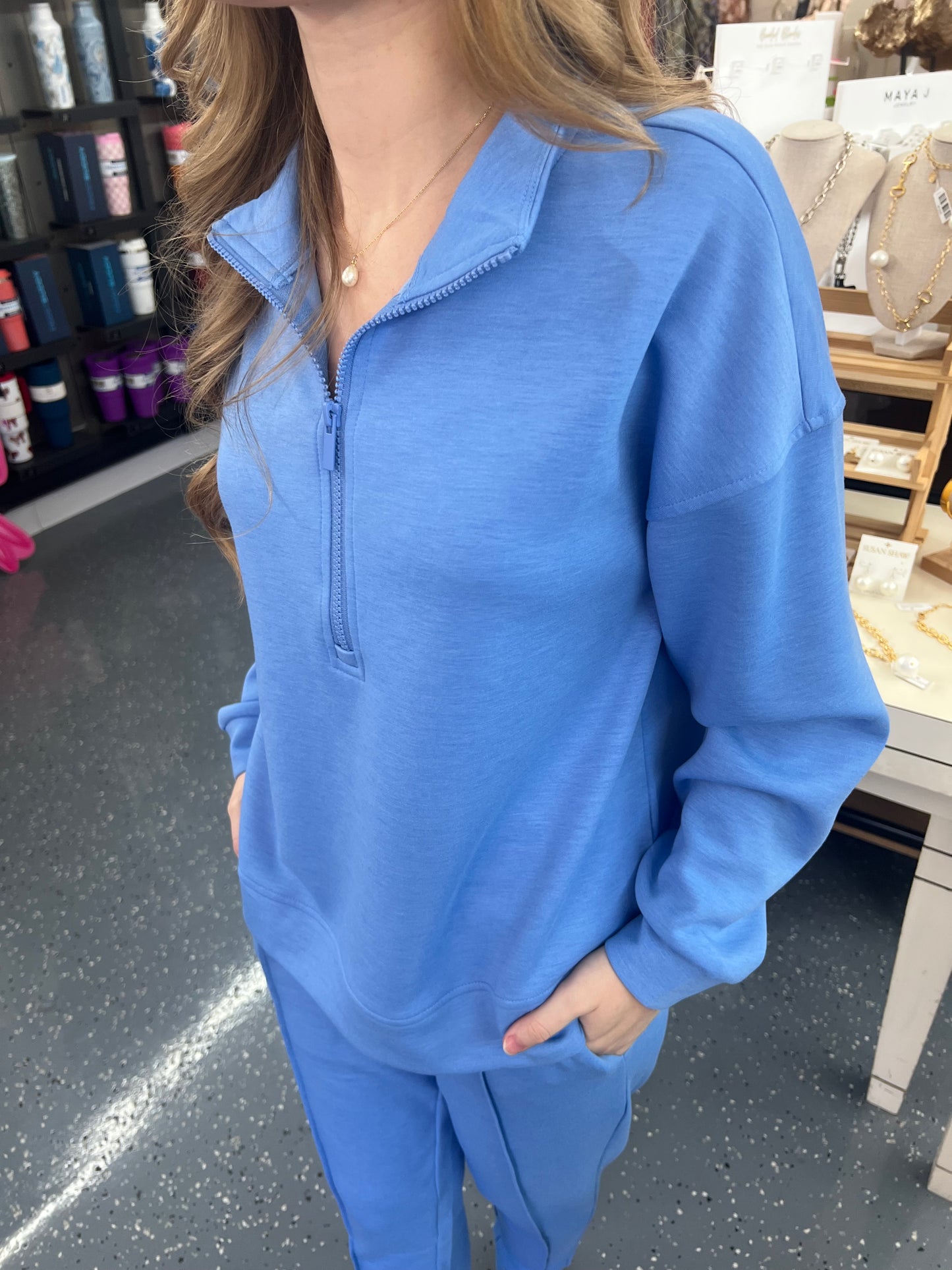 Blue Haven Quarter-Zip Set