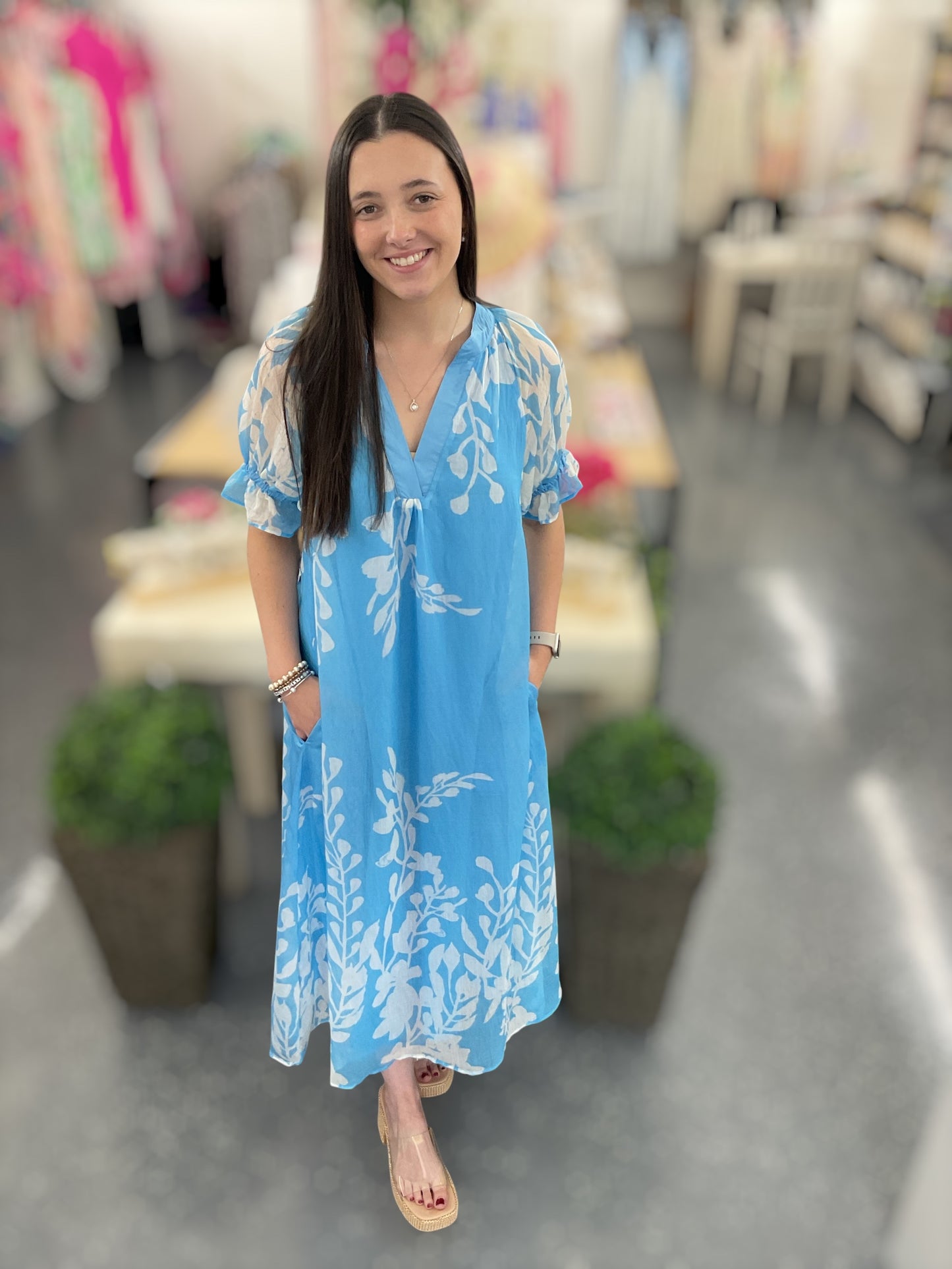 Sky Blossom Dress