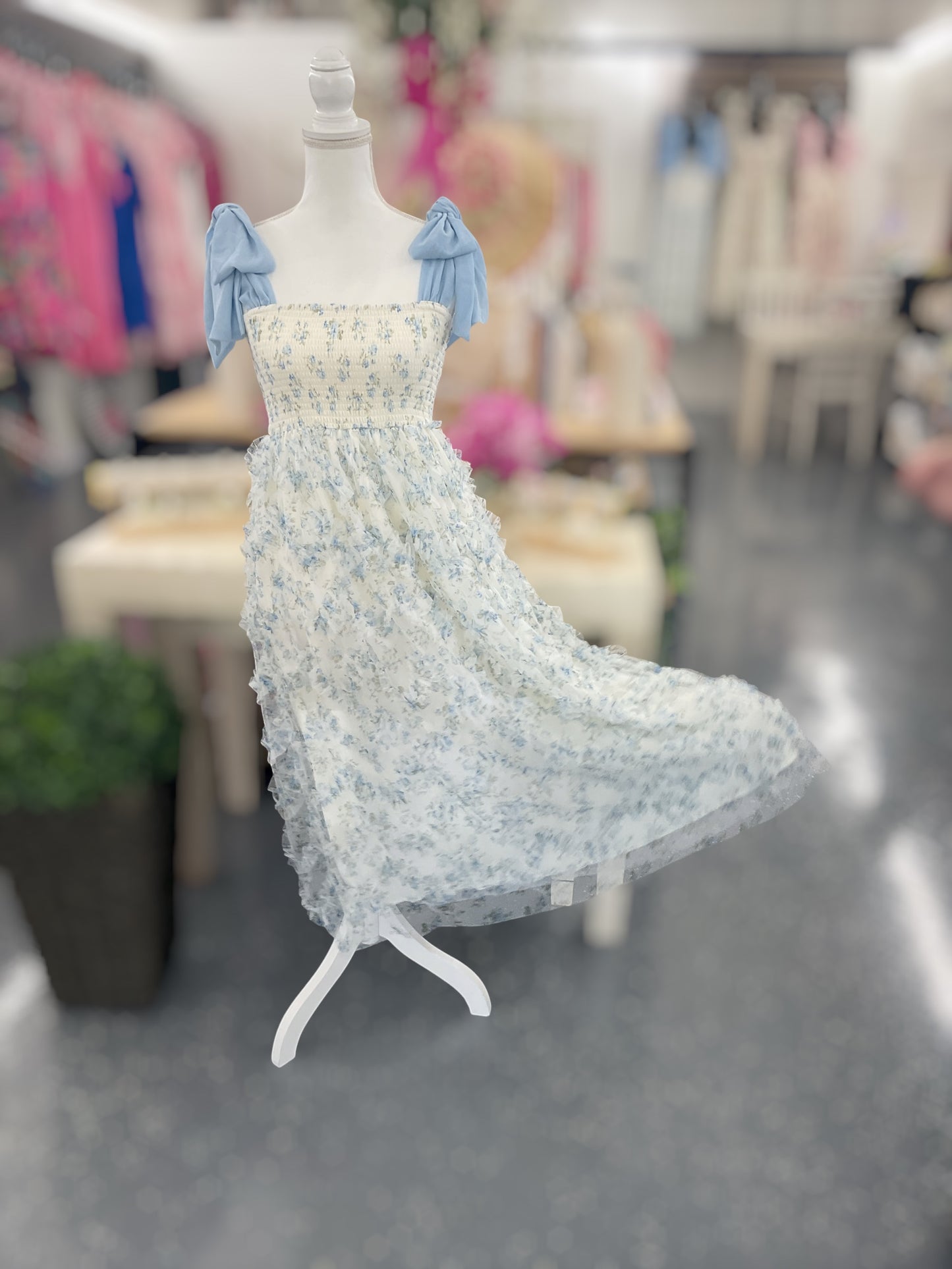 Blue Willow Garden Dress