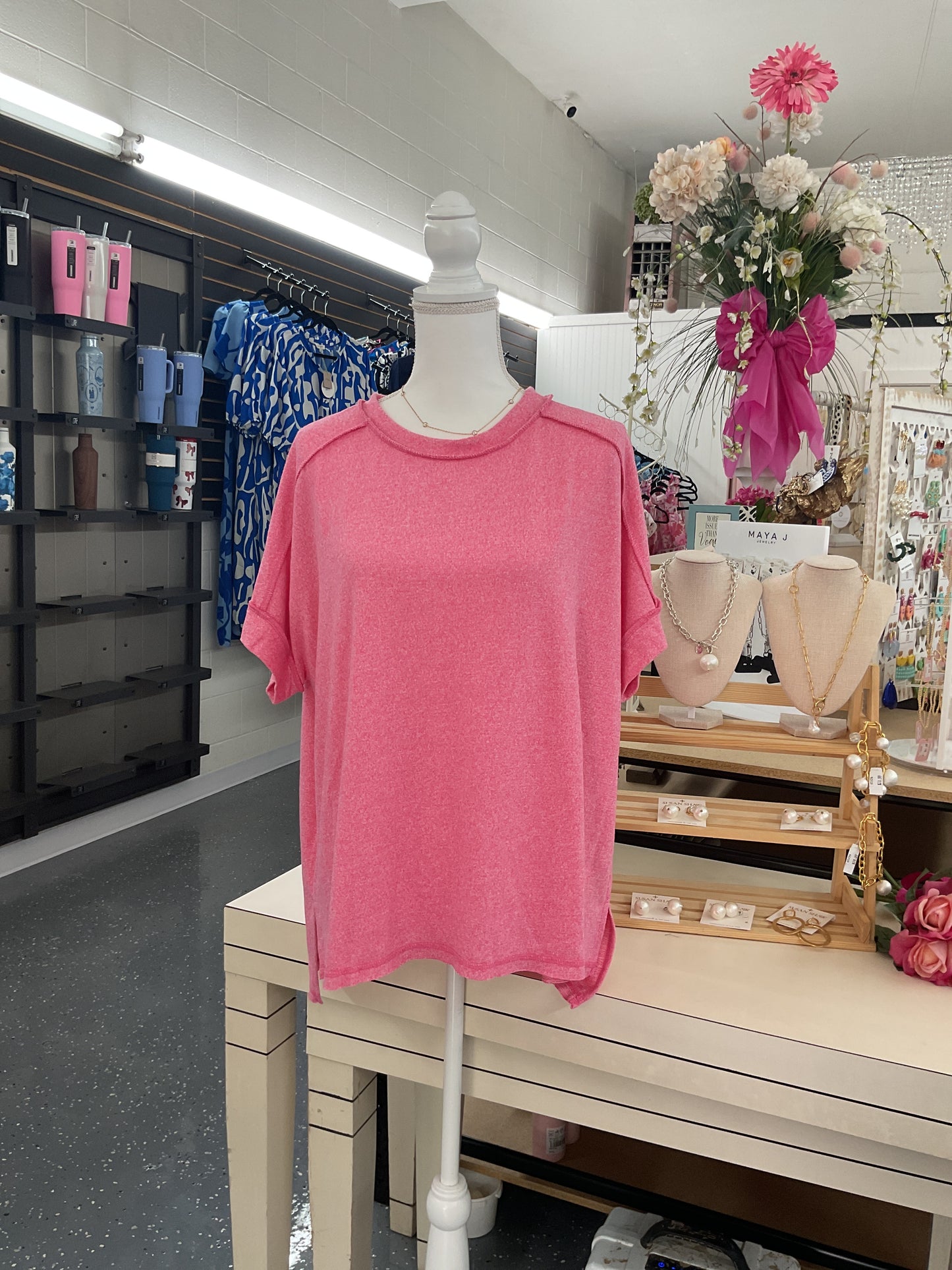 Pink Rose Tee