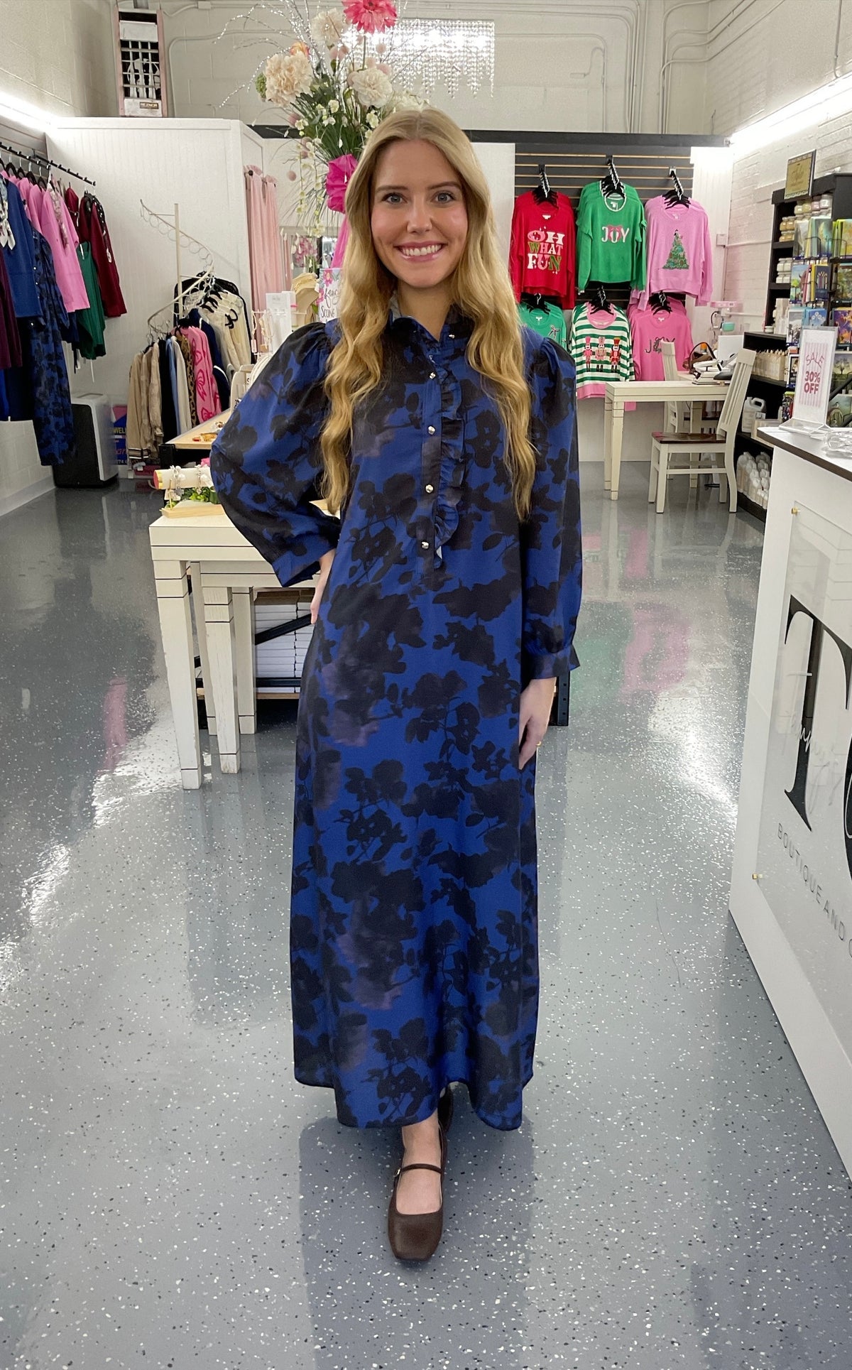 Midnight Bloom Dress