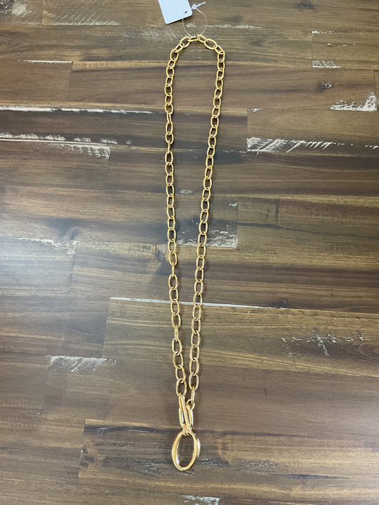 Chan Sutt Pearls Long Bar Clasp Necklace