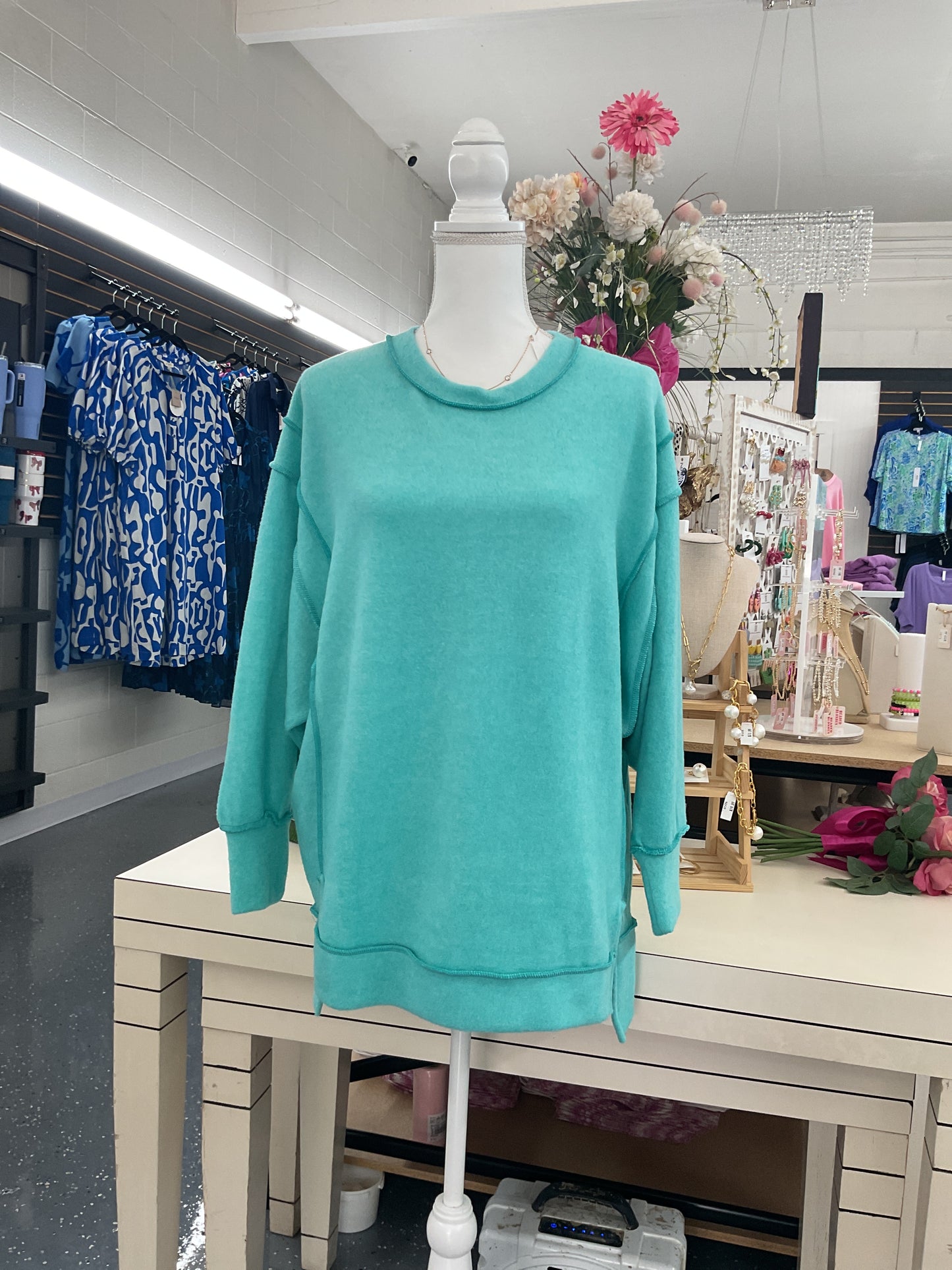 Seafoam Cozy Pullover