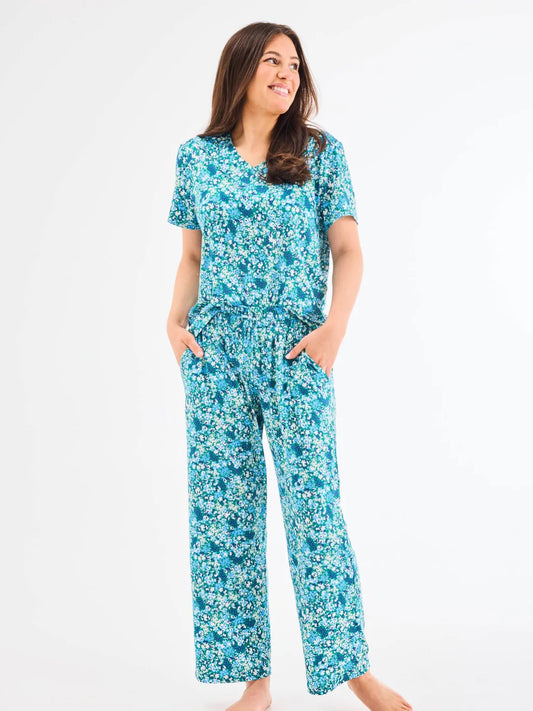 Day Dreaming Blue Pajama Set