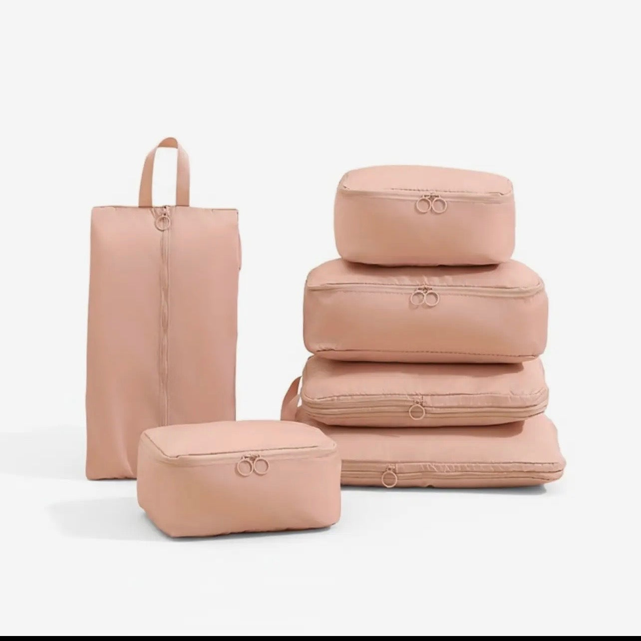 6 piece Compression Packing Cube Set